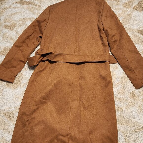 Ladiyo Women's Classic Belted Coat - Picture 3 of 5